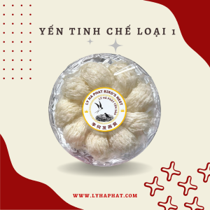 Tổ Yến Tinh Chế Loại 1 - Bạch Yến (100gram)